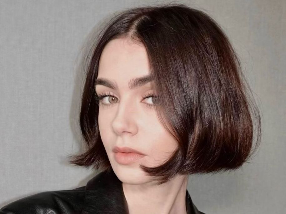 Deep Espresso Brown Visual Idea — Winter Bob Haircuts