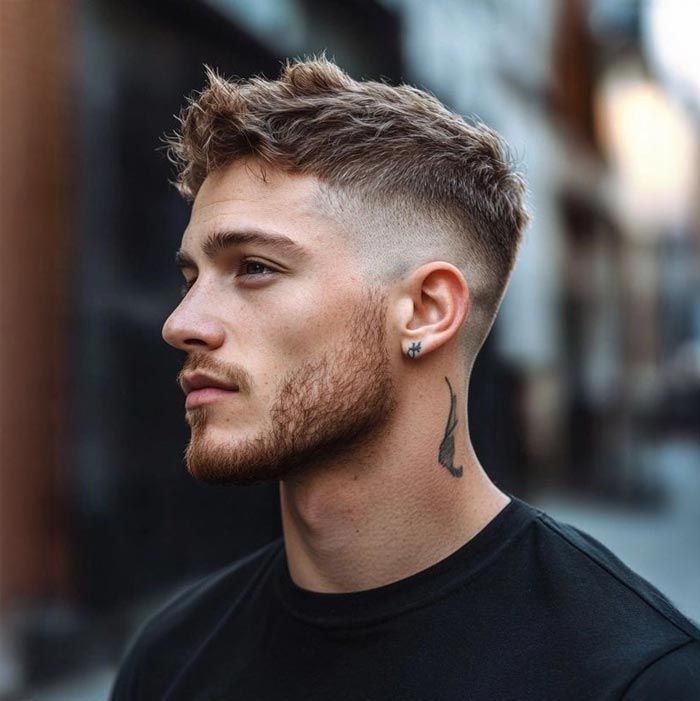 Textured Crop With Forward Fringe — Winter Haircuts for Men
