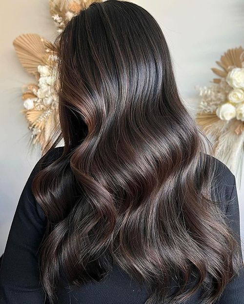 Long Layers Visual Idea Long Layers Visual Idea — Espresso Brown Hair