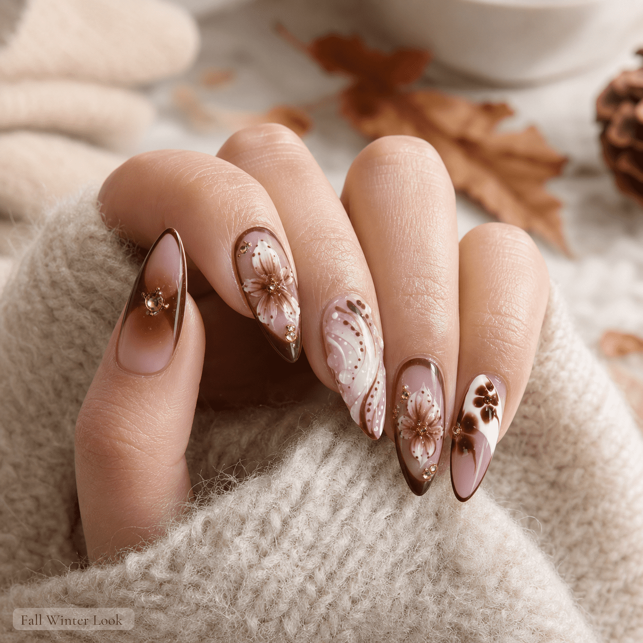 Glossy Visual Idea Glossy Visual Idea — Winter Acrylic Nail Colors