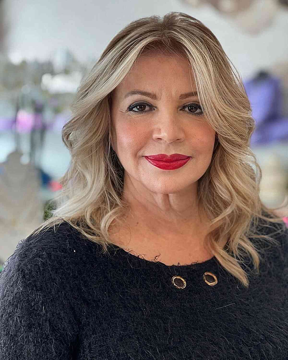 Side-Swept Visual Idea — Cute Winter Hairstyles