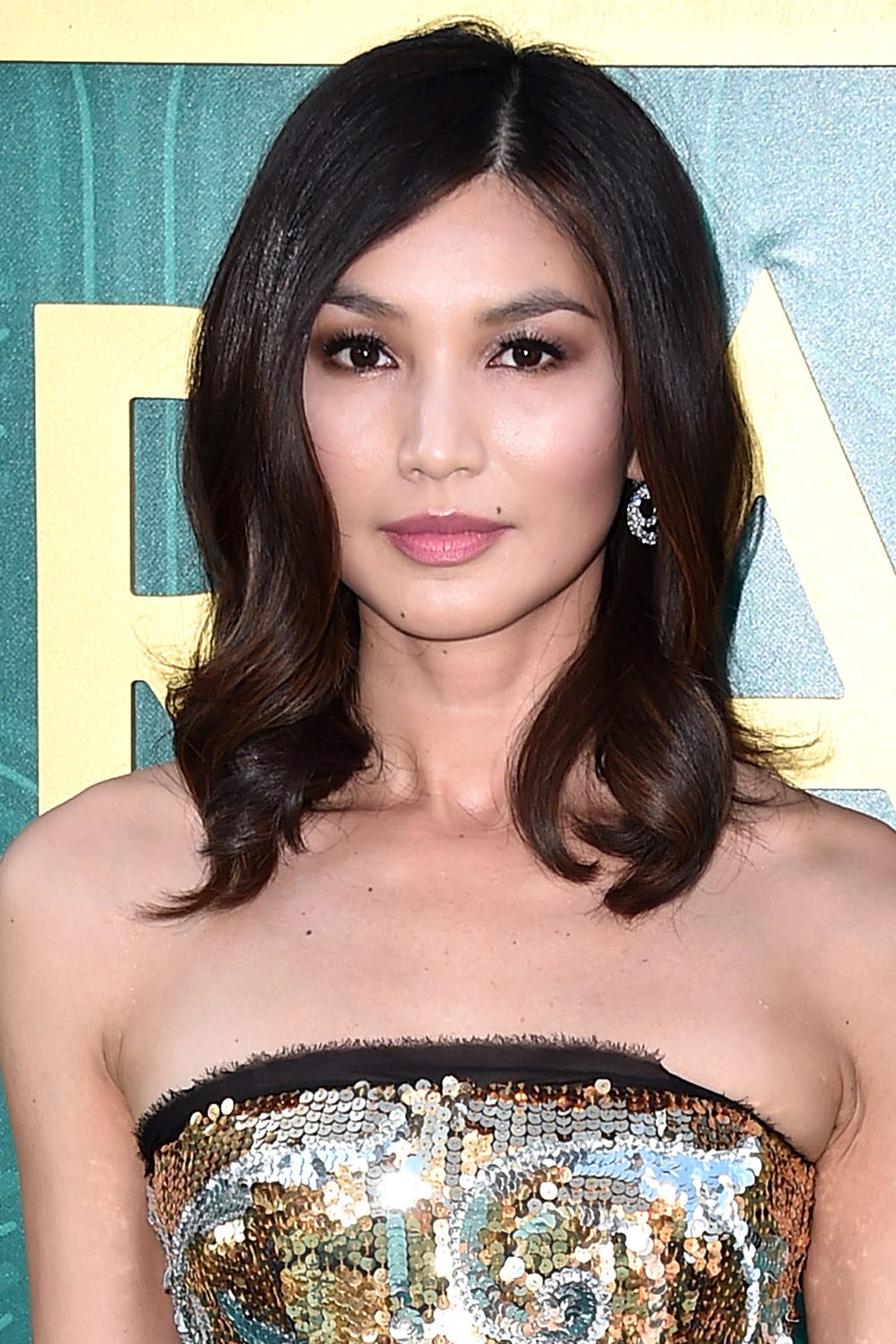 Dark Brown Wavy Blowout Dark Brown Wavy Blowout — Winter Shoulder Length Hairstyles