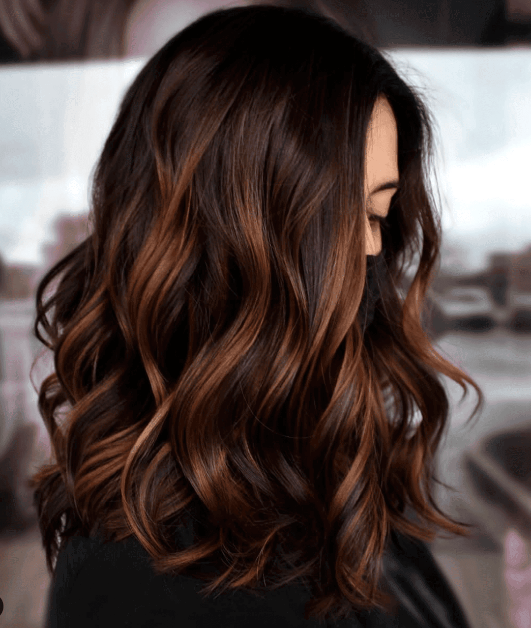 Warm Brown With Golden Highlights — Low Maintenance Winter Hair Colors