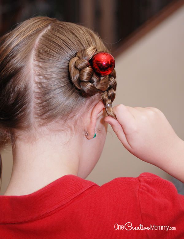 Braided Bun Visual Idea — Winter Hairstyles for Kids