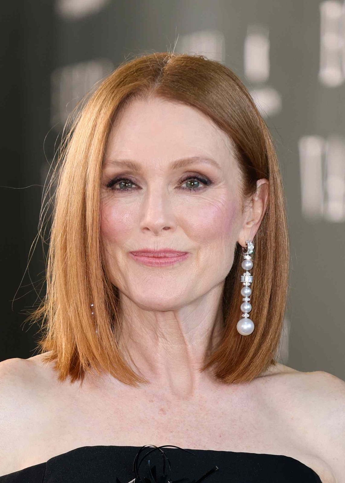 Vibrant Red Chin-Length Bob — Winter Hairstyles for Women Over 60