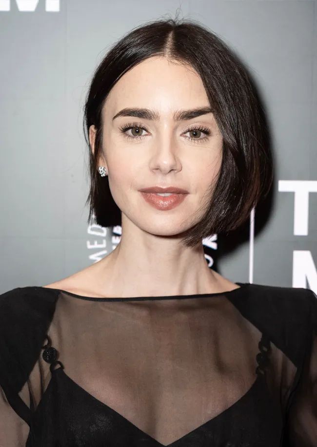 Dark Brown Visual Idea — Winter Bob Haircuts
