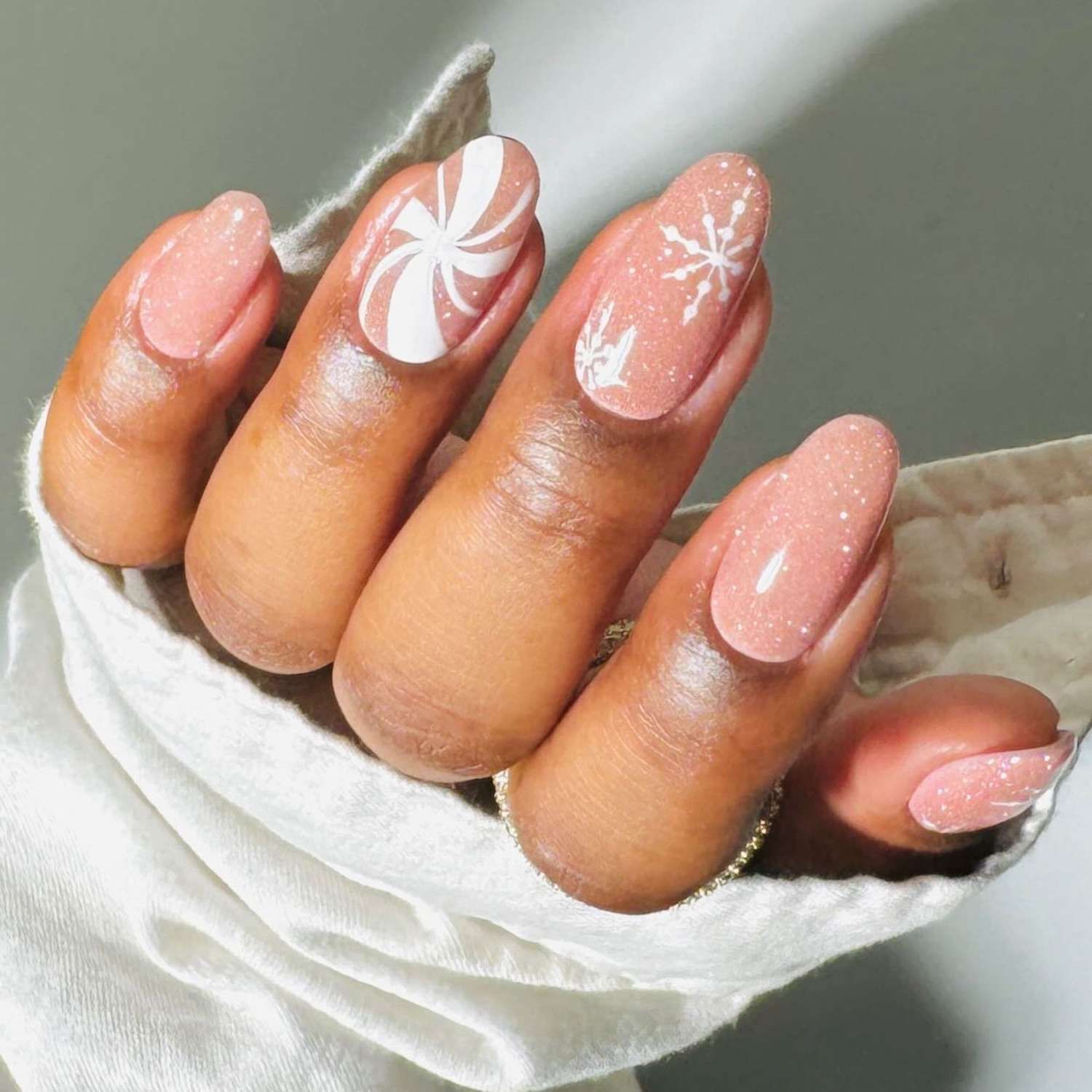 Winter Visual Idea Winter Visual Idea — Medium Length Winter Nails
