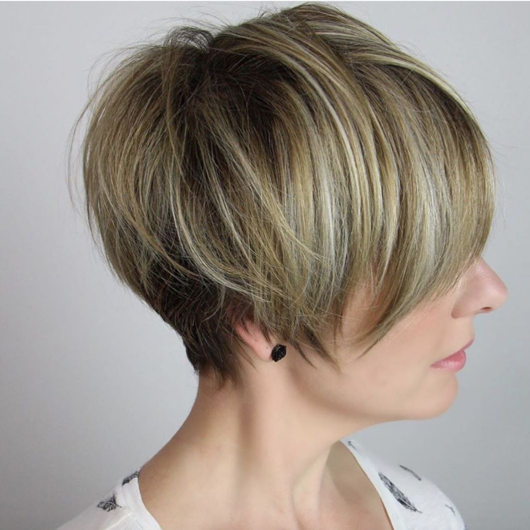 Chin Visual Idea — Winter Haircuts for Women Over 70