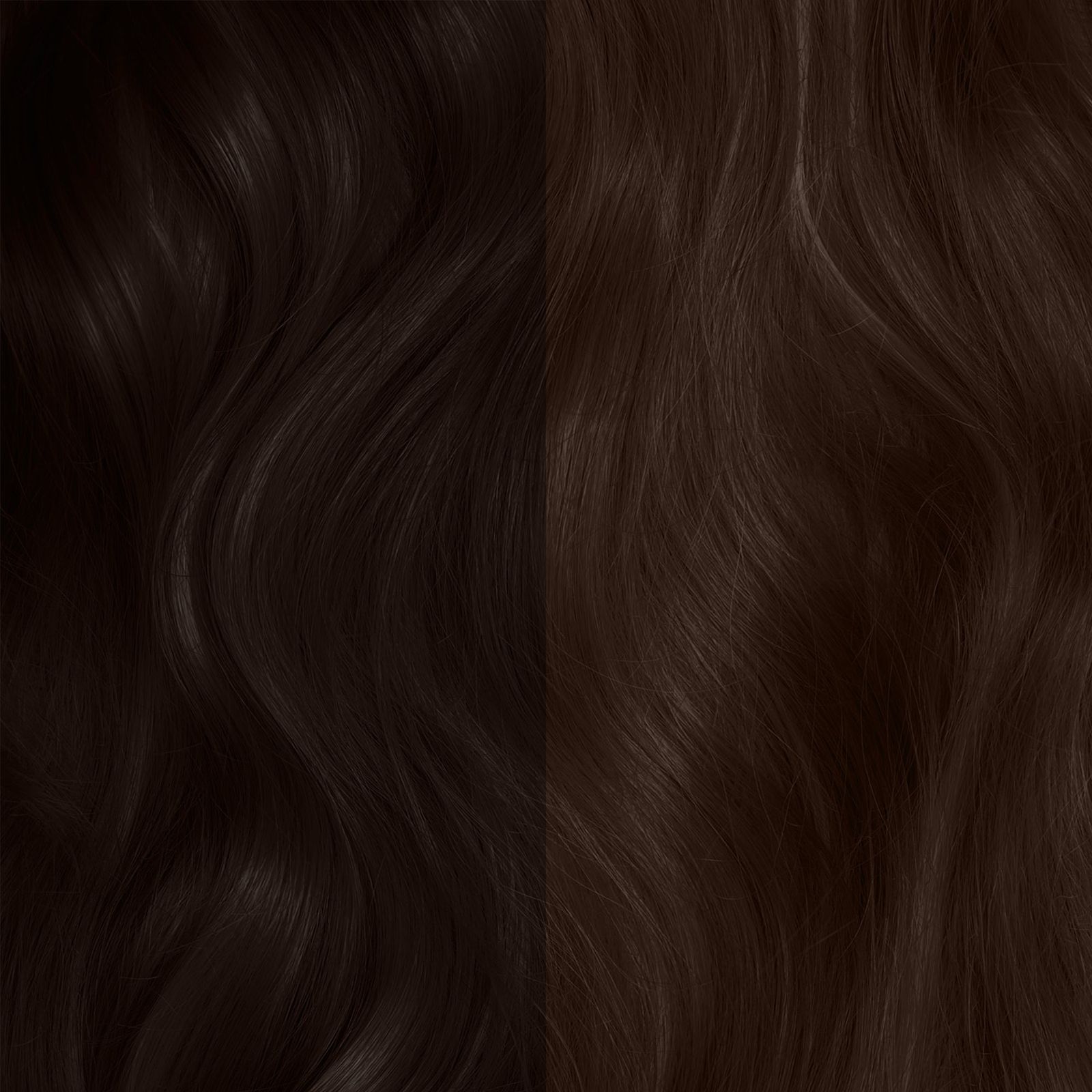 No Bangs Visual Idea No Bangs Visual Idea — Dark Chocolate Brown Hair