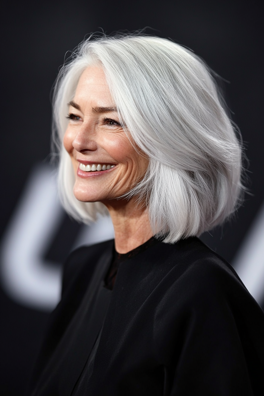 22 Must-See Hairstyles for Women Over 60 with White Hair – CreativeBooster