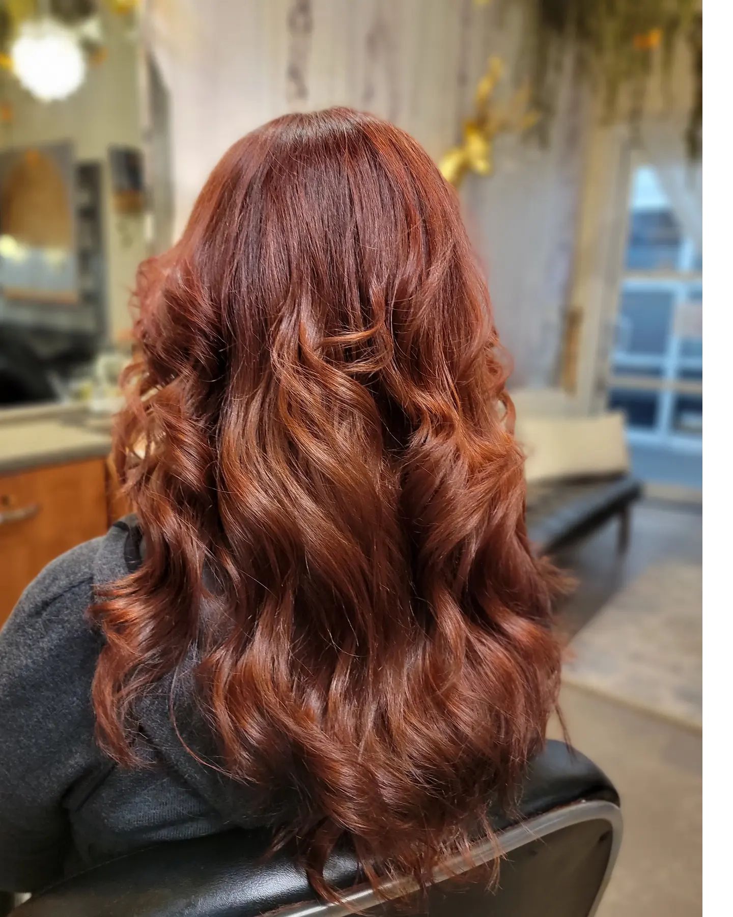 Vibrant Copper Mahogany Curls Vibrant Copper Mahogany Curls — Mahogany Hair Color
