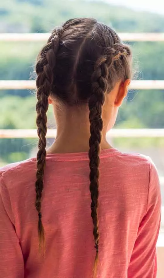 Back View Visual Idea Back View Visual Idea — Winter Hairstyles for School