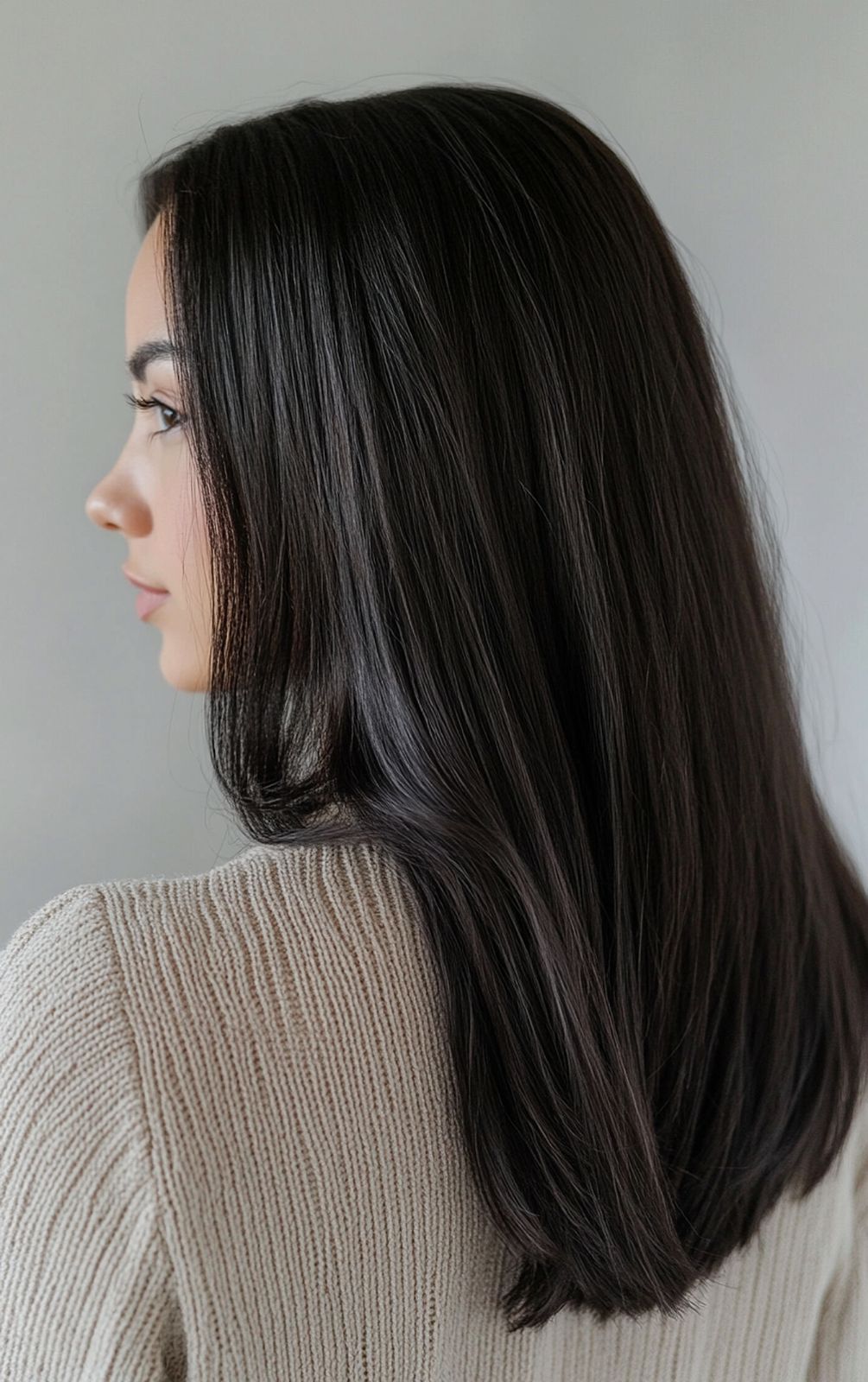 Blowout Visual Idea Blowout Visual Idea — Espresso Brown Hair