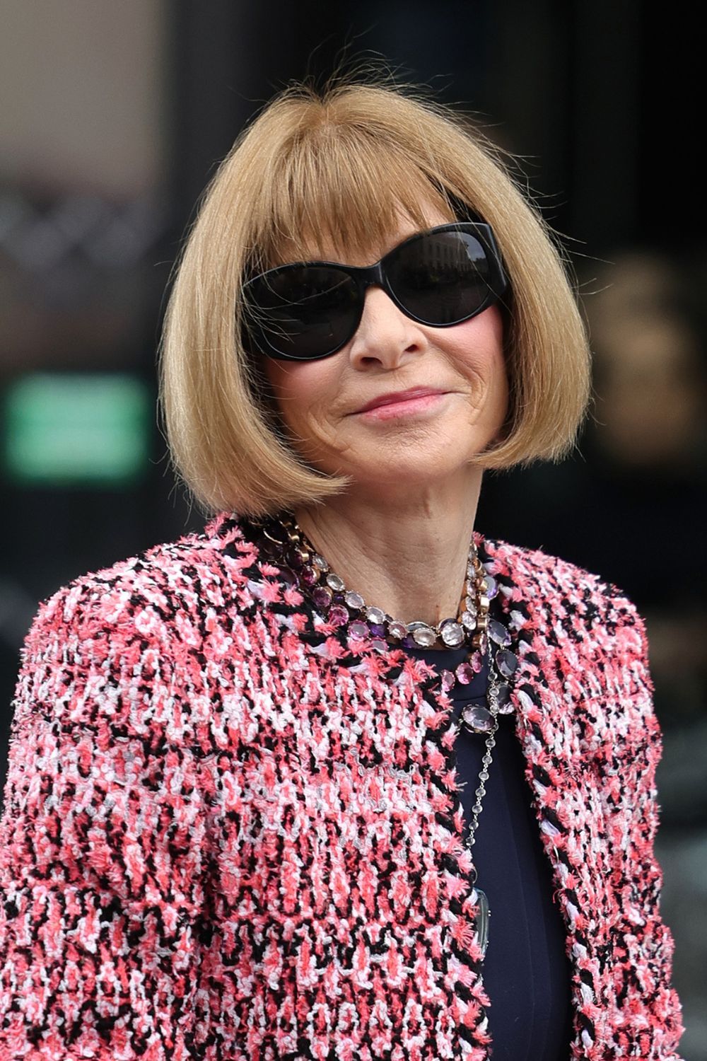 Light Brown Bob with Straight Fringe — Winter Haircuts for Women Over 50