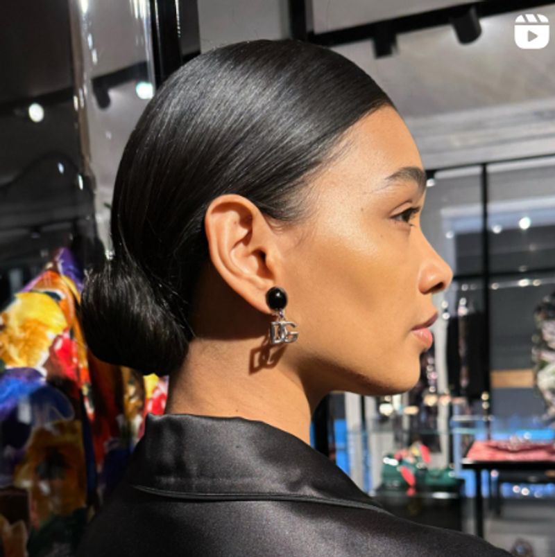 Blunt Visual Idea — Winter Bun Hairstyles