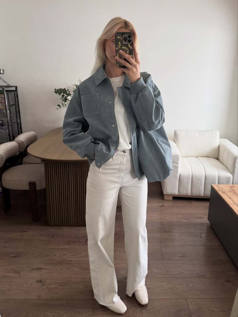 Oversized Corduroy Shirt Jacket and Wide-Legs — February Outfits