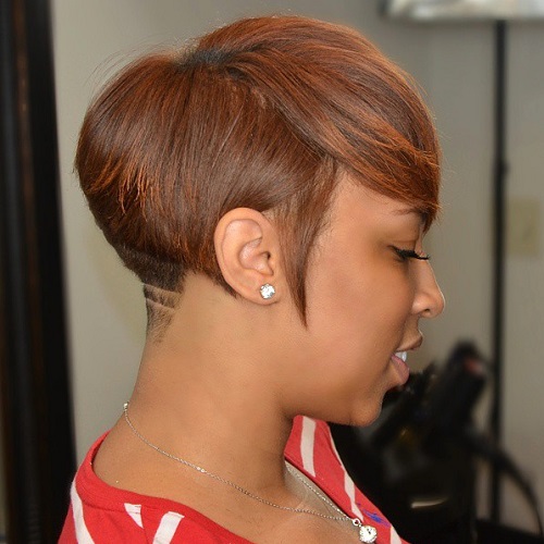 Rich Reddish-Brown Layered Bob — Winter Hair Colors for Black Women