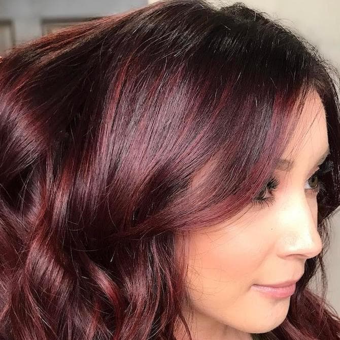 Deep Mahogany With Red-Brown Tones Deep Mahogany With Red-Brown Tones — Mahogany Hair Color