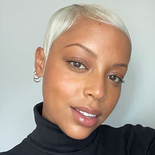 Choppy Icy Platinum Pixie — Icy Blonde Hair