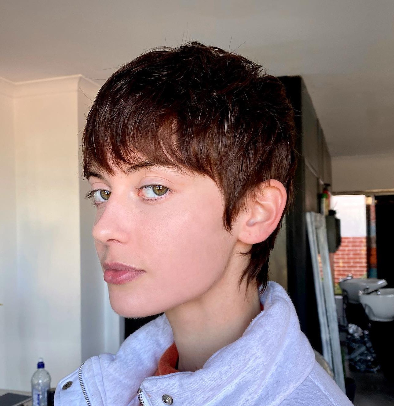 пикси с текстурированной макушкой Visual Idea — Winter Pixie Haircuts
