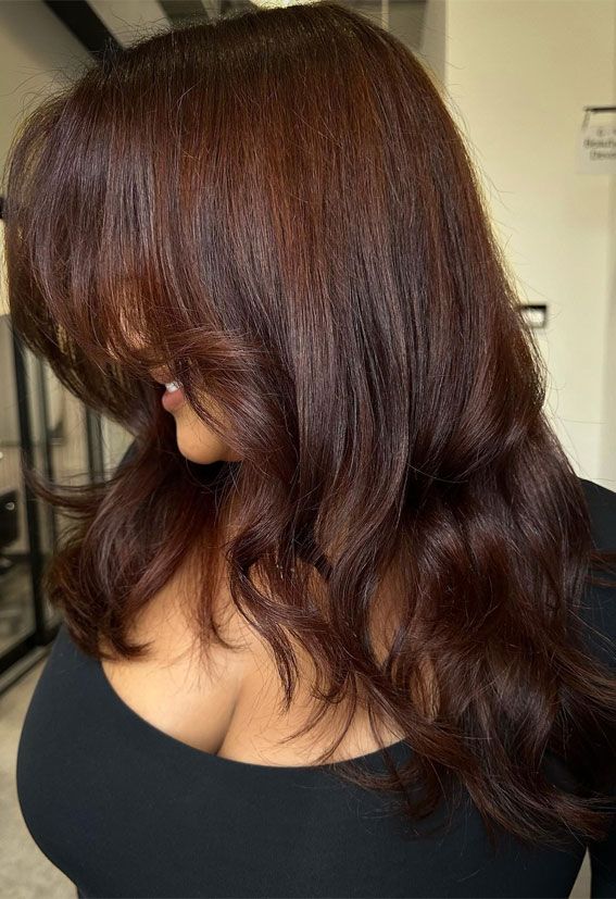 Long Layers Visual Idea Long Layers Visual Idea — Chestnut Brown Hair