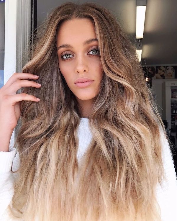 Subtle Ash Blonde to Lighter Blonde — Winter Ombre Hair