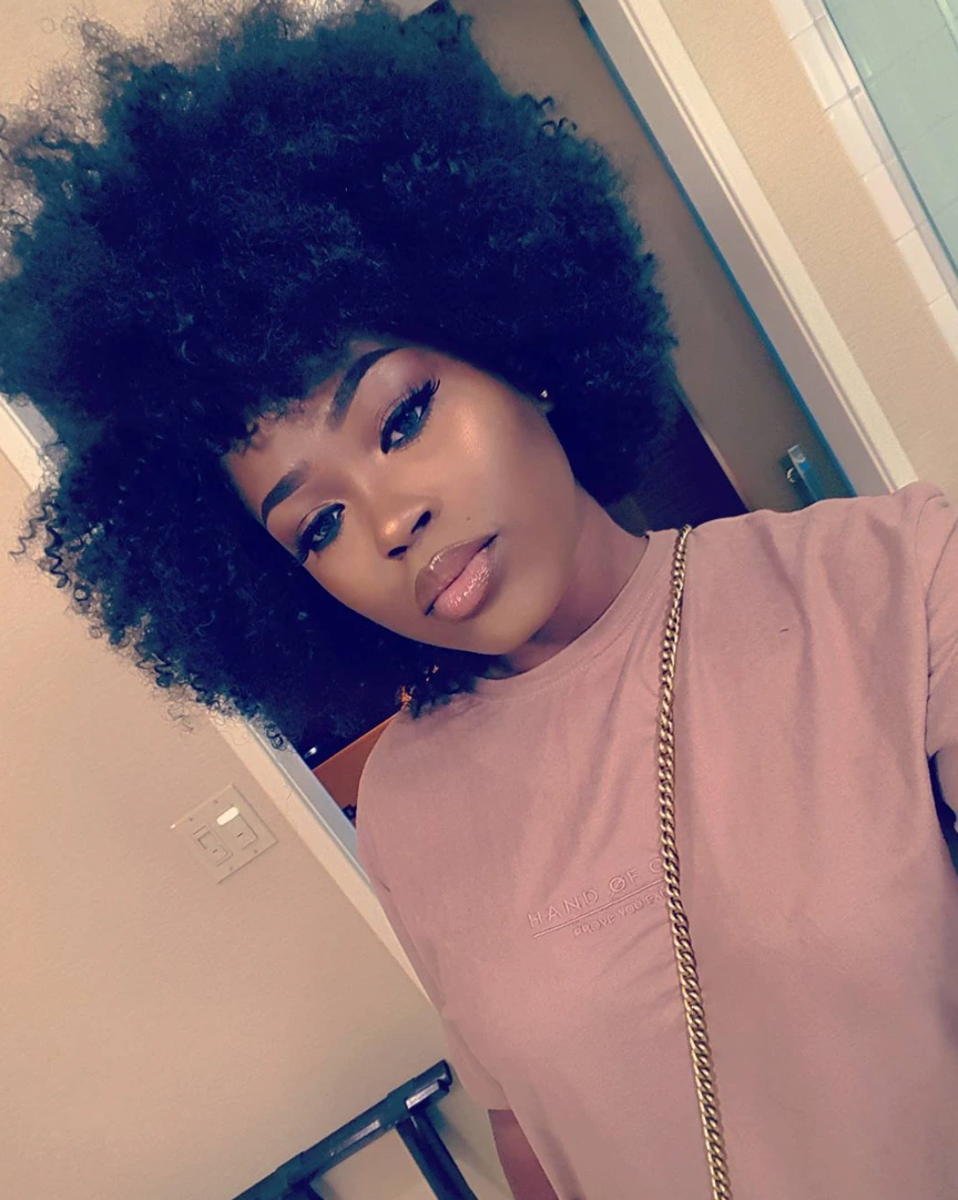 Effortless Natural Afro — Winter Haircuts for Black Women