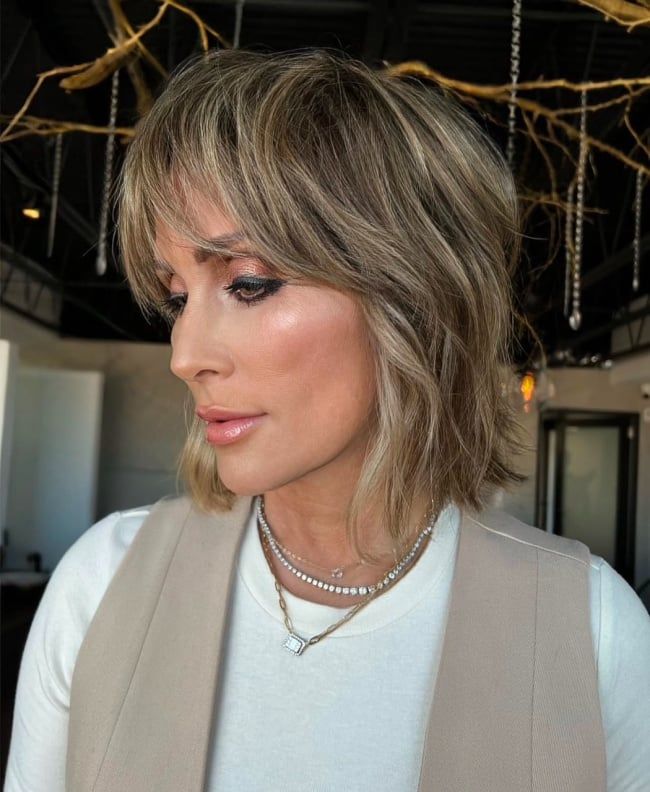 Shoulder Visual Idea — Winter Haircuts for Women Over 40