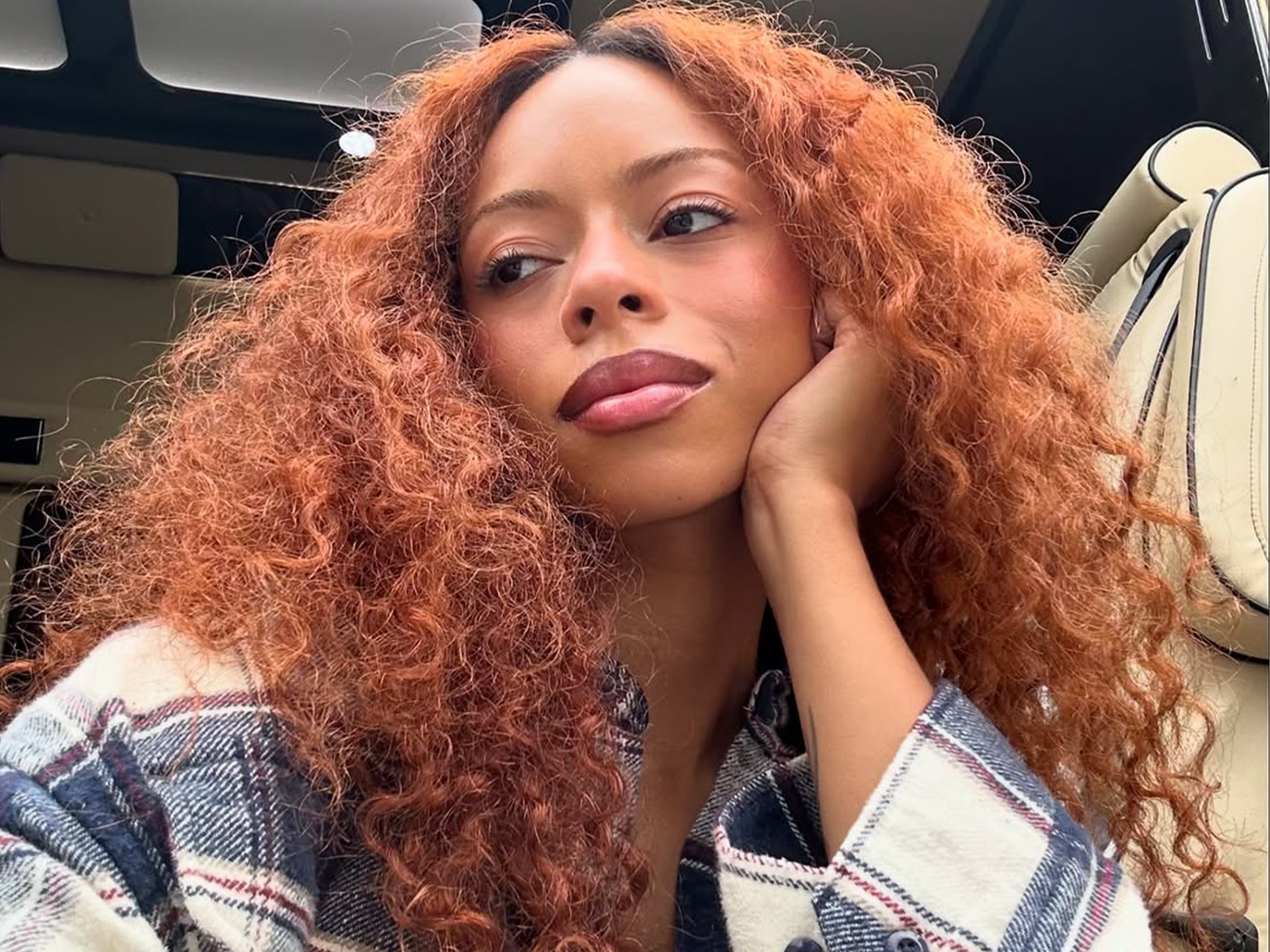 Rich Copper Curls with Reddish-Brown — Winter Copper Hair Color