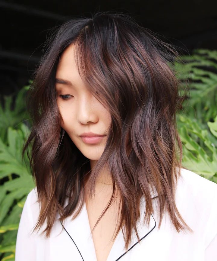 Dark Brown With Subtle Copper Highlights Visual Idea Dark Brown With Subtle Copper Highlights Visual Idea — Winter Hair Colors