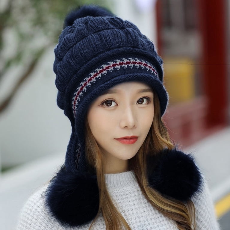 Long Layers Visual Idea Long Layers Visual Idea — Winter Hat Hairstyles