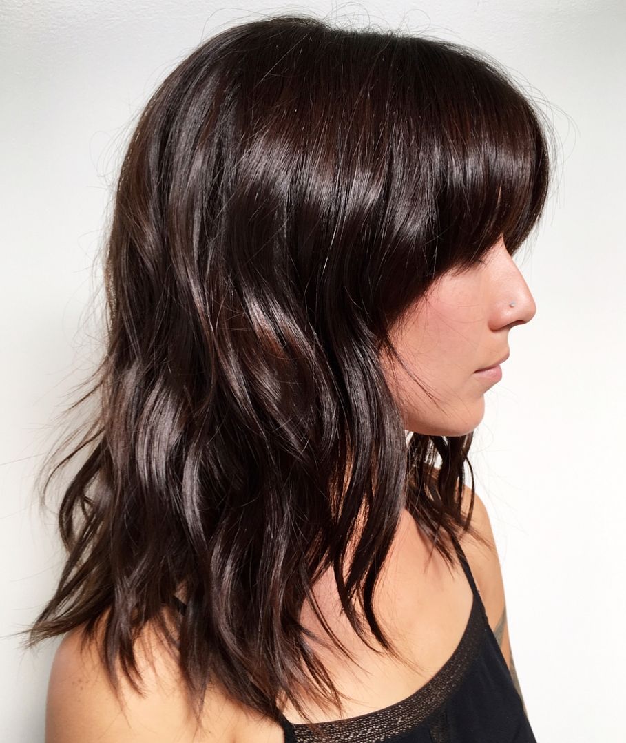 Chin Visual Idea — Winter Brown Hair Colors