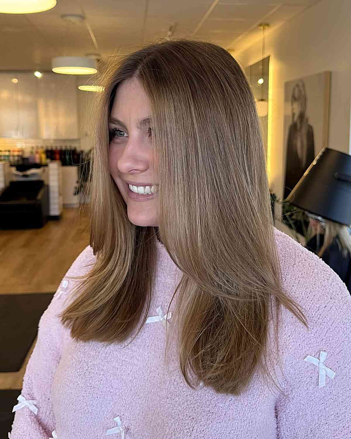 Straight With Soft Waves At Ends Visual Idea — Low Maintenance Winter Hair Colors
