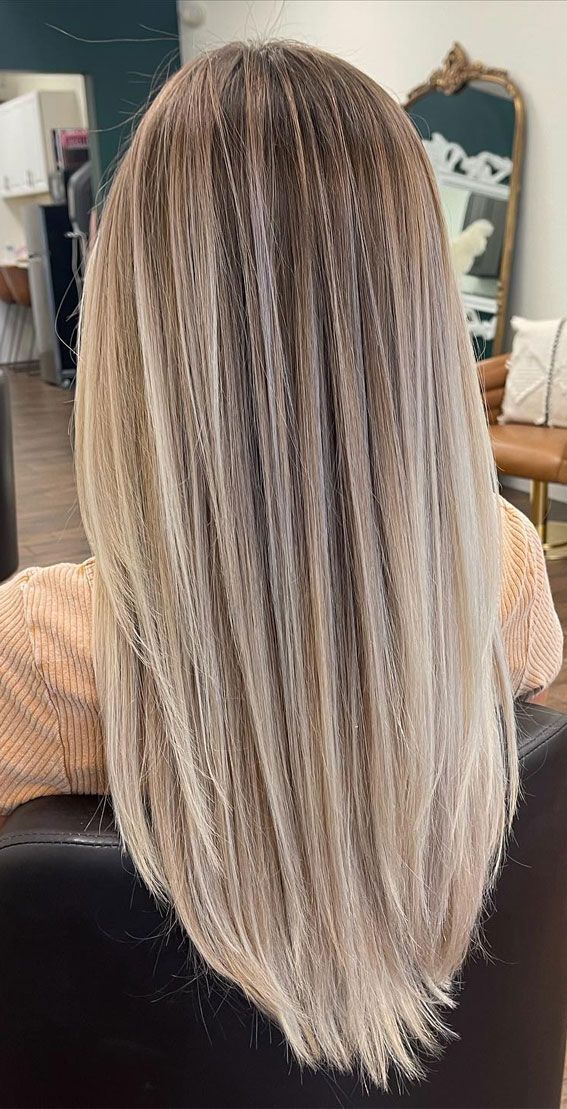 Middle Ash Blonde With Lighter Highlights — Winter Hair Colors for Blondes