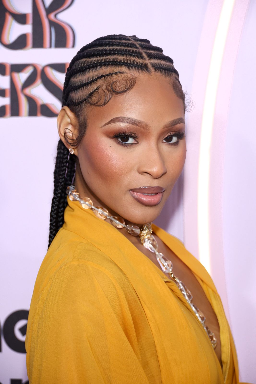 Mid-Back Braids With Cornrows — Winter Hairstyles for Black Women