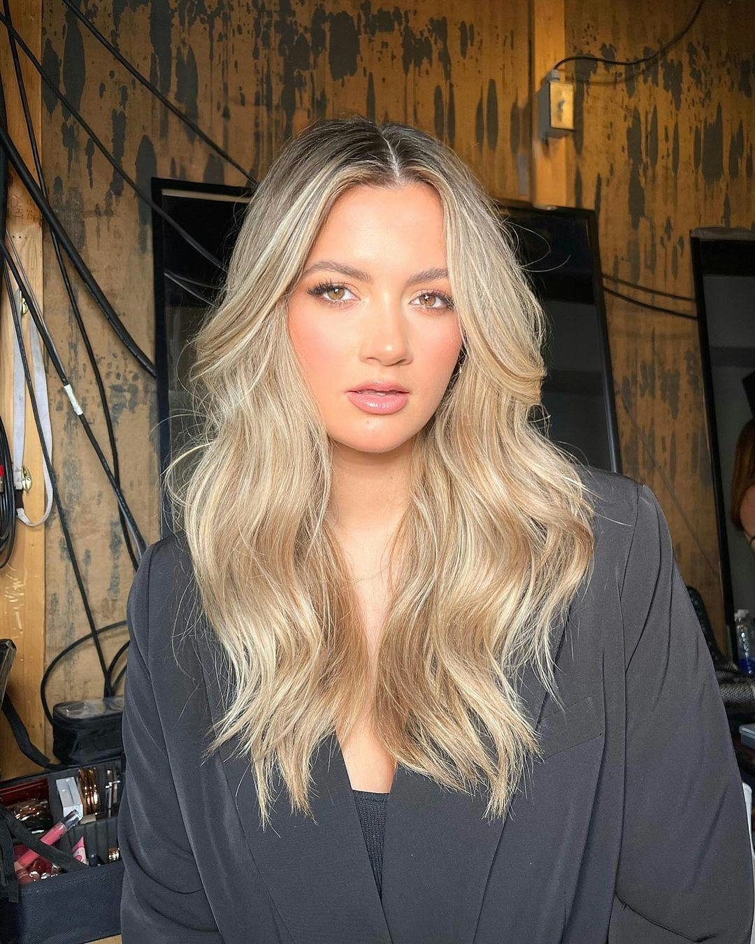 Mid-Back Natural Blonde With Subtle Highlights — Aesthetic Dye Hair