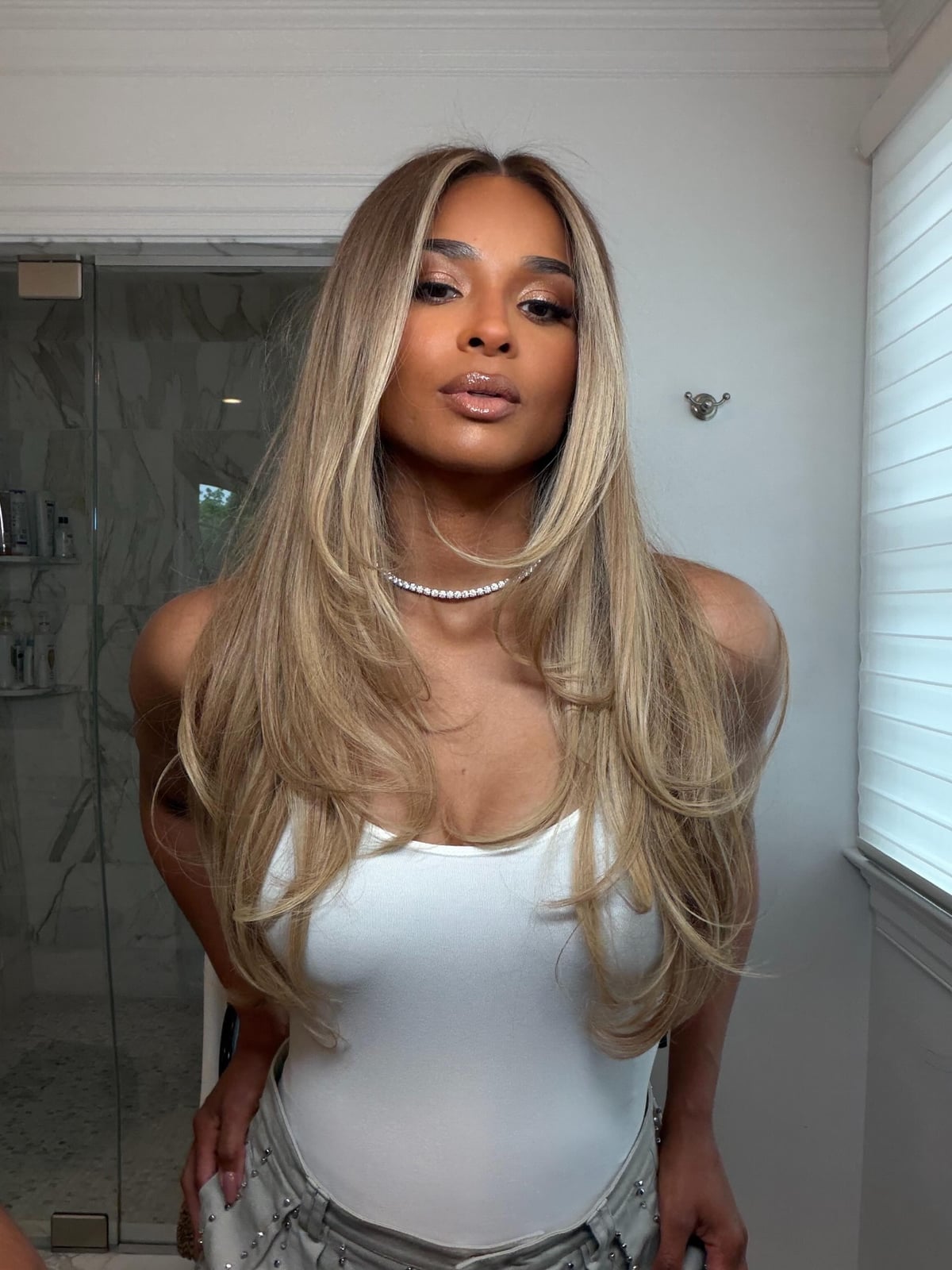 Collarbone Layers With Ash Blonde And Highlights — Aesthetic Dye Hair