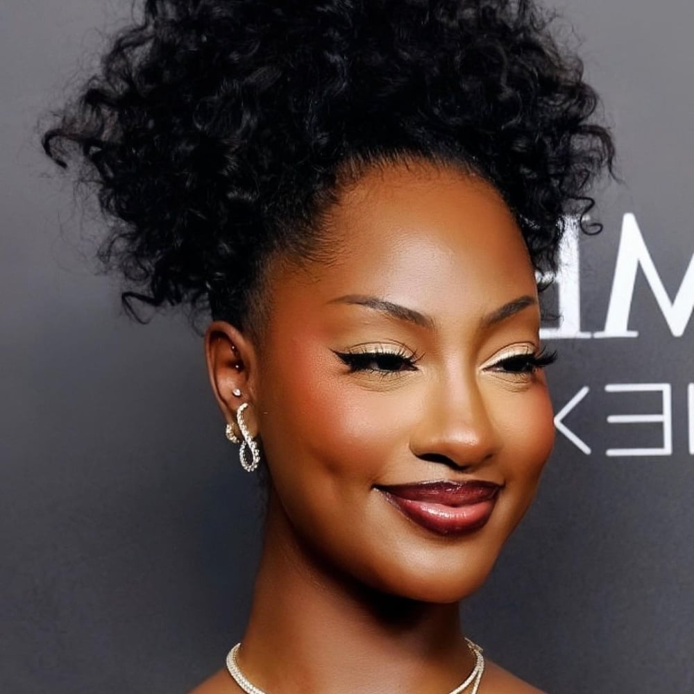 Thick Curly Dark Brown Voluminous Updo Thick Curly Dark Brown Voluminous Updo — Best Chic Hairstyles