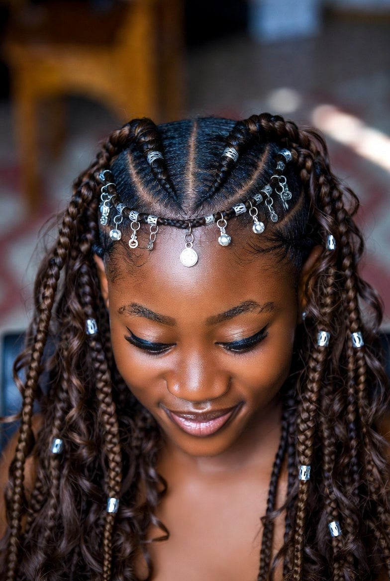 Top 55 Fulani Braids Hairstyles for 2026: Tribal Braids With Beads, Boho Curls and Knotless Looks – JALIZA