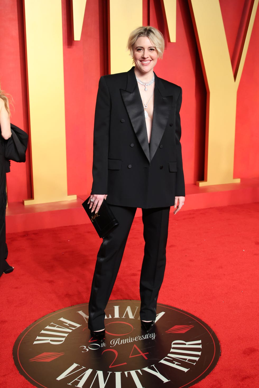 Oversized Tuxedo Blazer With Trousers Oversized Tuxedo Blazer With Trousers — Black Tie Outfits