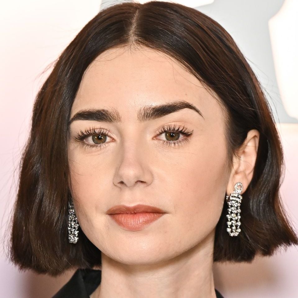 Classic Dark Brown Chin Bob Sleek — Blunt Bob