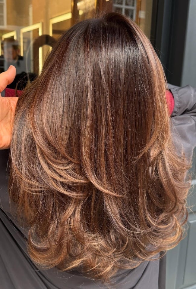 Cinnamon Brown With Subtle Caramel Depth — Caramel Brown Hair