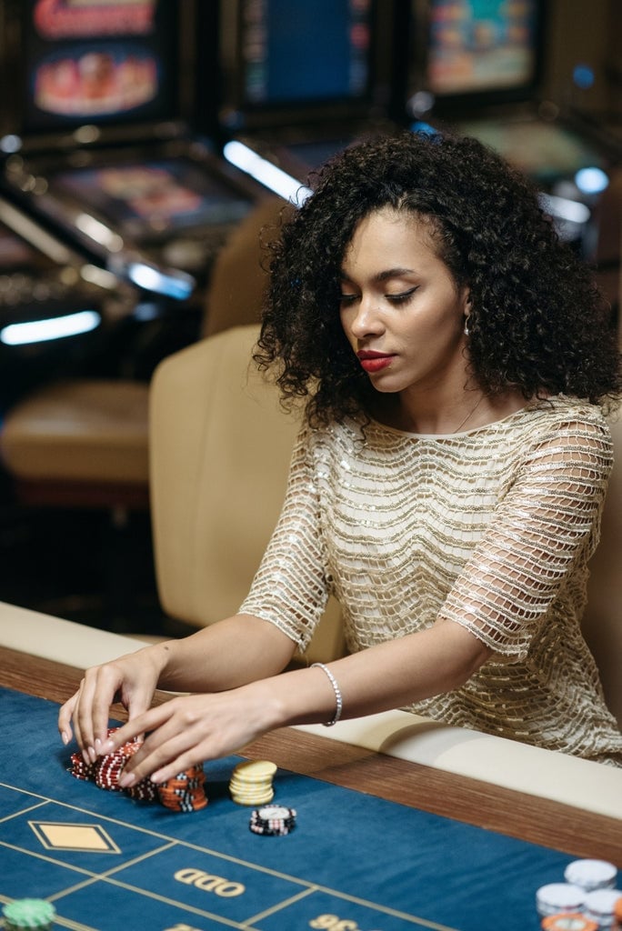 Gold Sequined Mesh Top for Casino Table Sparkle — Casino Outfits