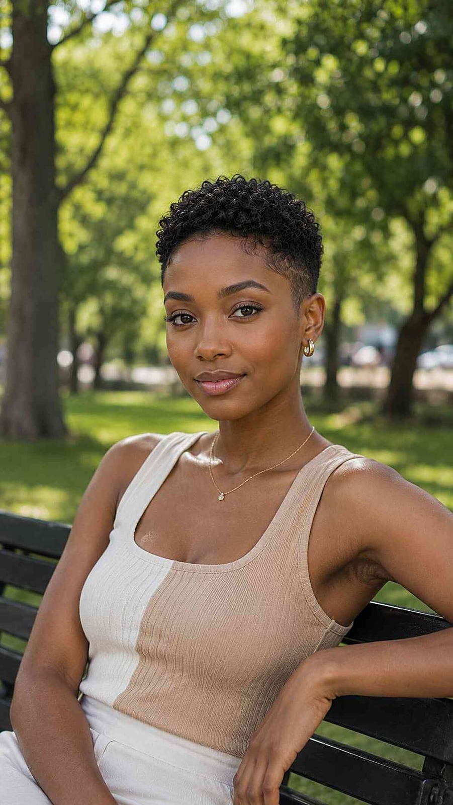 Tapered Cut With Fine Coily Texture — Classy 4c Hairstyles