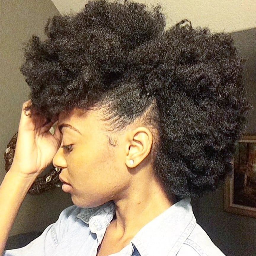 Voluminous Shoulder Length Afro — Classy 4c Hairstyles