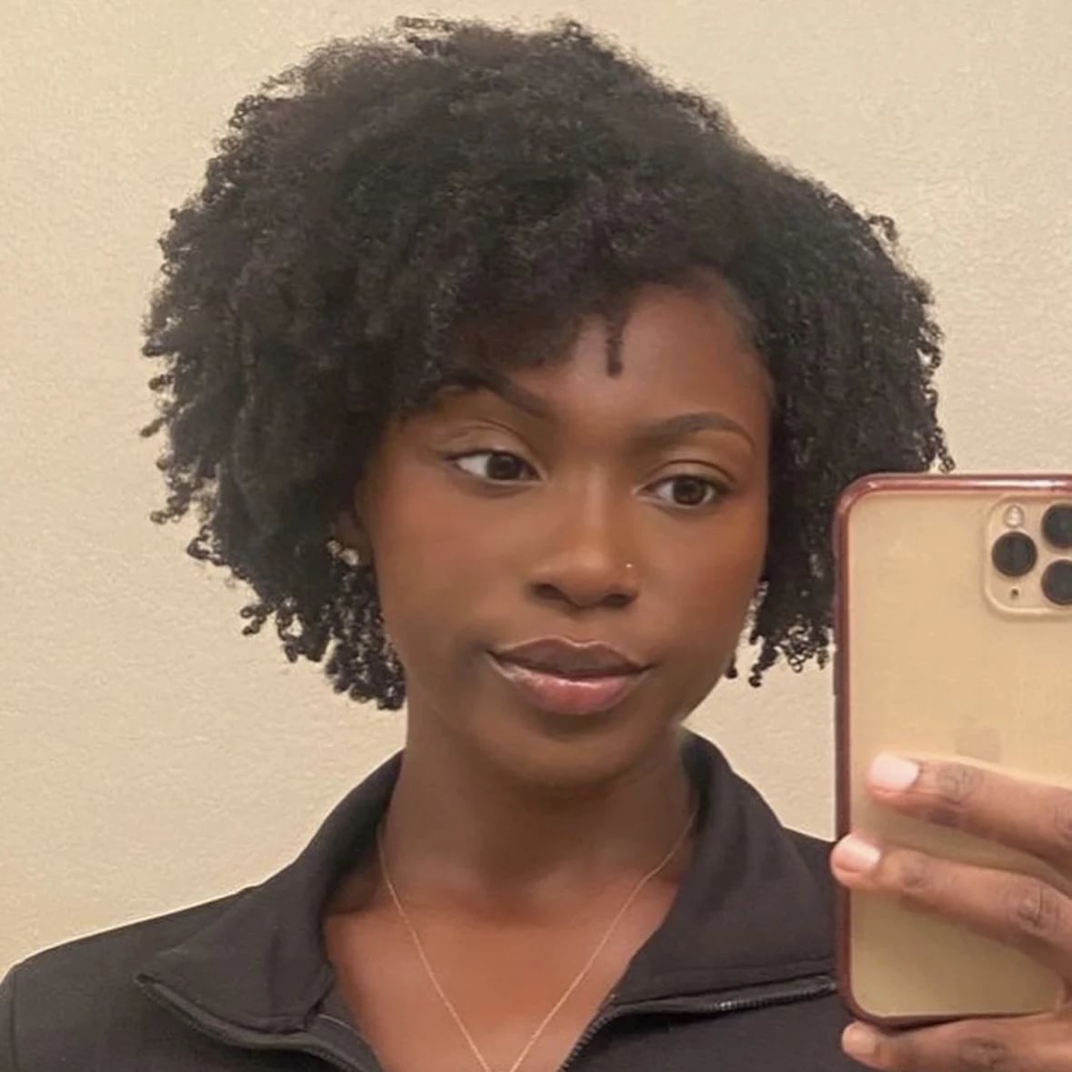 Chin Length Twist Out With Side-Swept Bangs — Classy 4c Hairstyles