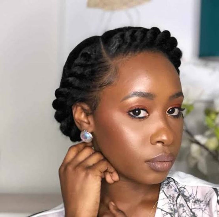 Braided Updo With Crown Detail — Classy 4c Hairstyles