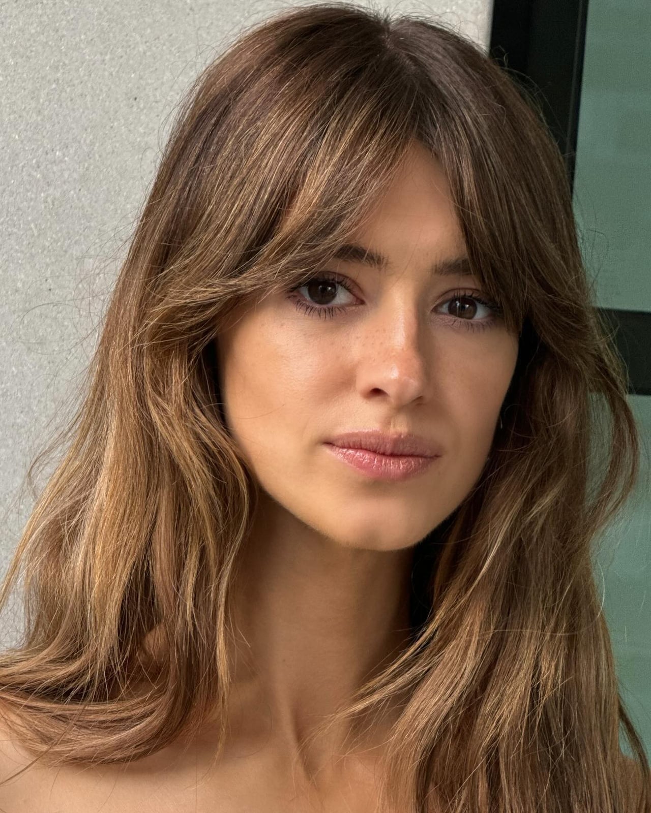 Collarbone Layers With Wispy Bangs — Classy Bangs Style
