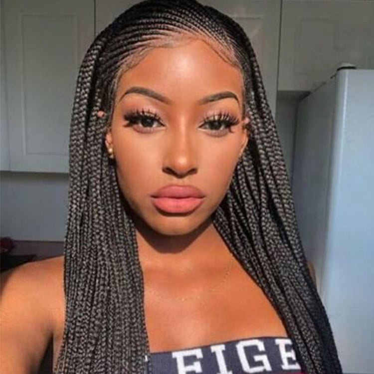 Neat Black Cornrow Braids Neat Black Cornrow Braids — Classy Braids Wig