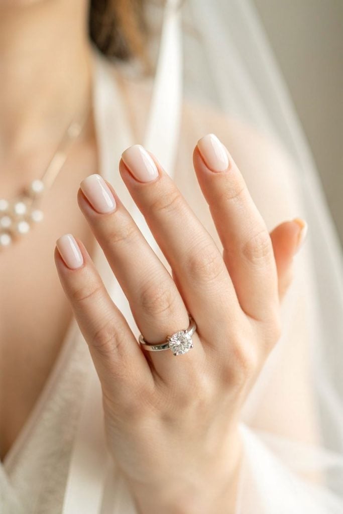 21 Elegant Engagement Nail Ideas for Brides
